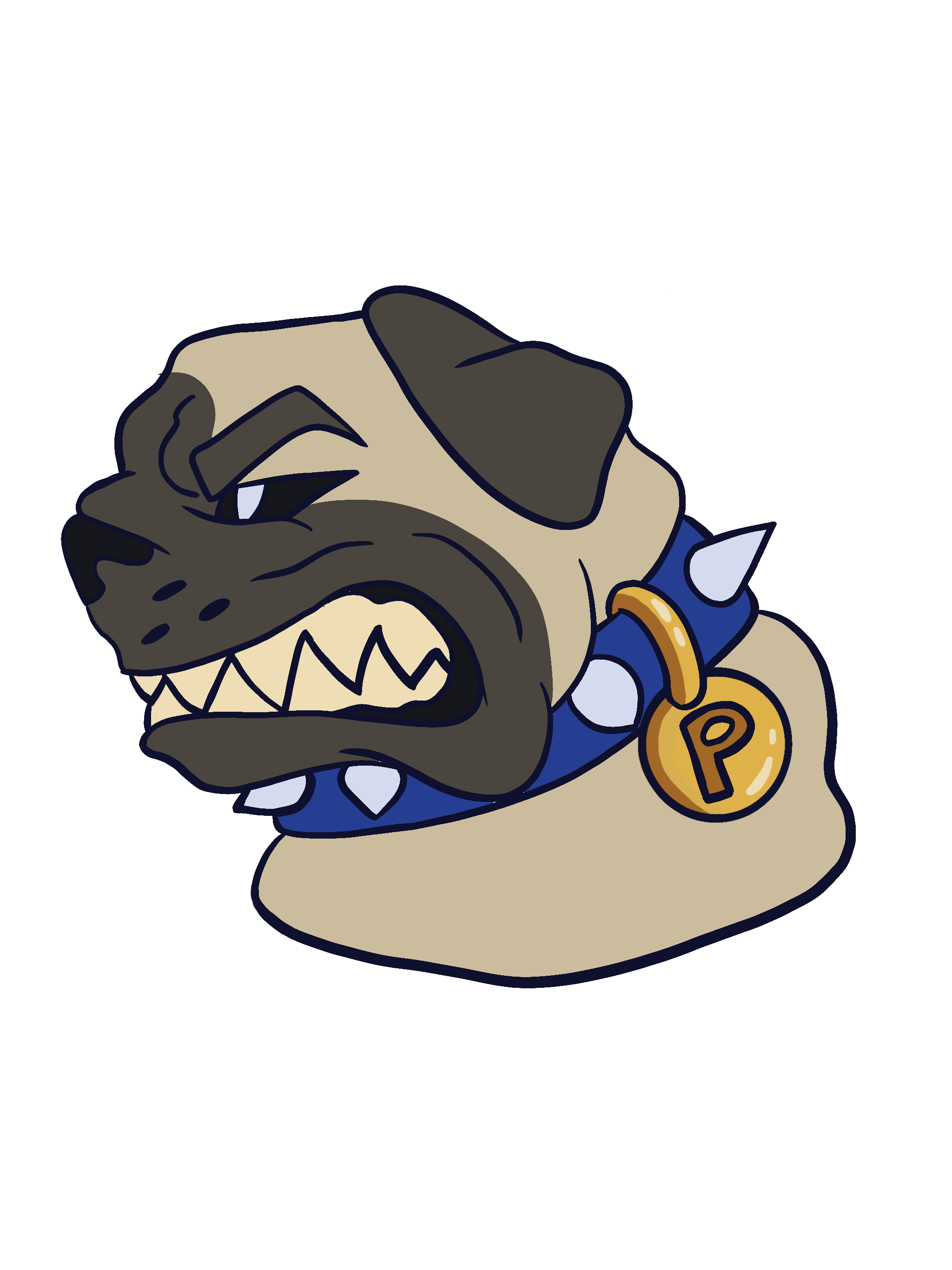 Pug Mascot Design
